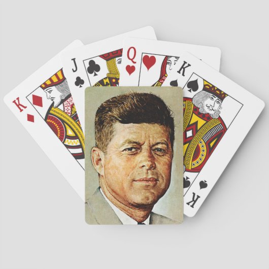 John F. Kennedy IN MEMORIAM Spielkarten (Rückseite)