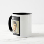 John F. Kennedy IN MEMORIAM Tasse (Vorderseite Links)