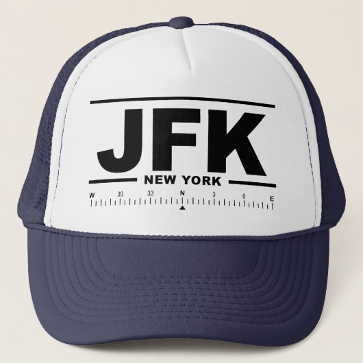 John F Kennedy Int'l Airport JFK Truckerkappe (Vorderseite)