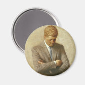 John F. Kennedy Items Magnet (Vorderseite/Rückseite)