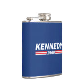 John F. Kennedy JFK, Kennedy 1960 Flachmann (Rechts)