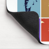 John F Kennedy/JFK Pop Art Mousepad (Ecke)