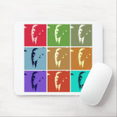 John F Kennedy/JFK Pop Art Mousepad (Mit Mouse)