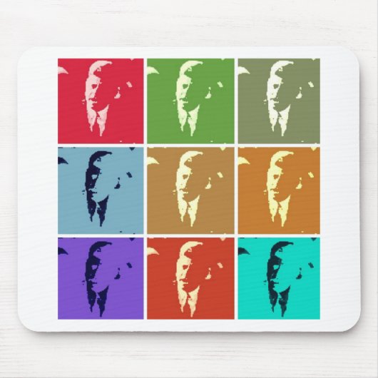 John F Kennedy/JFK Pop Art Mousepad (Vorne)