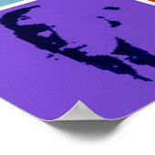 John F Kennedy/JFK Pop Art Poster (Ecke)