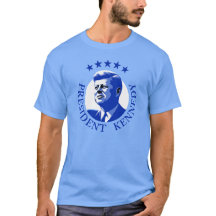 John F. Kennedy JFK President Blue