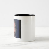 John F. Kennedy Jr Zweifarbige Tasse (Mittel)