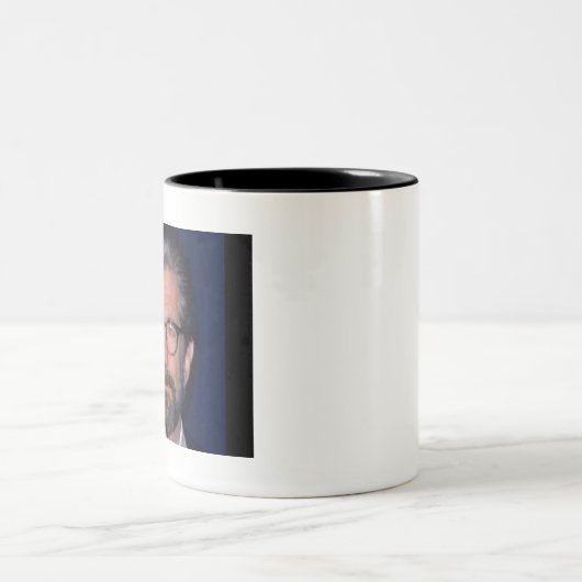 John F. Kennedy Jr Zweifarbige Tasse (Mittel)