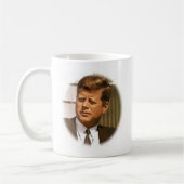 John F Kennedy Kaffeetasse (Links)