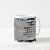 John F. Kennedy Kaffeetasse (VorderseiteRechts)