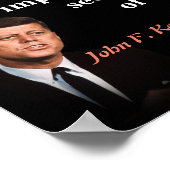 John F. Kennedy-Kontingent für Wähler mit geringer Poster (Ecke)