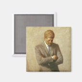 John F. Kennedy Magnet (Vorderseite/Rückseite)