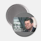 John F Kennedy Magnet (Vorderseite/Rückseite)