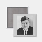 John F Kennedy Magnet (Vorderseite/Rückseite)
