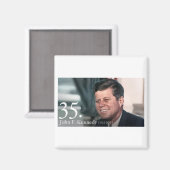 John F Kennedy Magnet (Vorderseite/Rückseite)