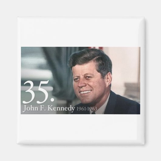 John F Kennedy Magnet (Vorne)