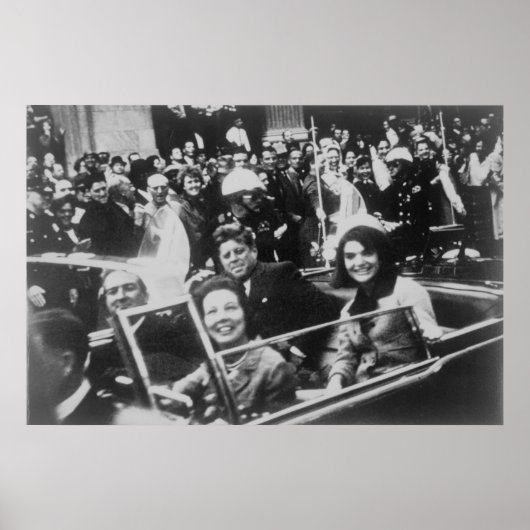 John F. Kennedy Motorcade Dallas Texas Nov 22 1963 Poster (Vorne)