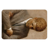 John F Kennedy Offiziell Portrait Magnet (Horizontal)