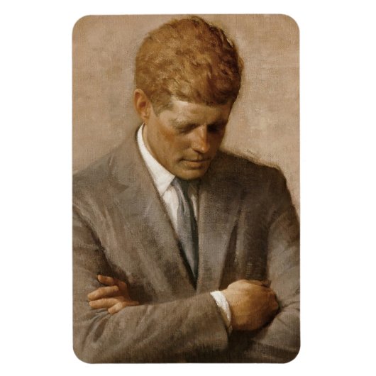 John F Kennedy Offiziell Portrait Magnet (Vertikal)