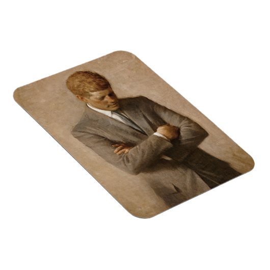John F. Kennedy Offiziell Portrait Magnet (Rechte Seite)