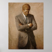John F. Kennedy Offiziell Portrait Poster (Vorne)