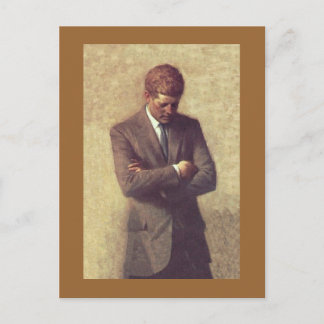 John_F_Kennedy_Offiziell_Portrait Postkarte