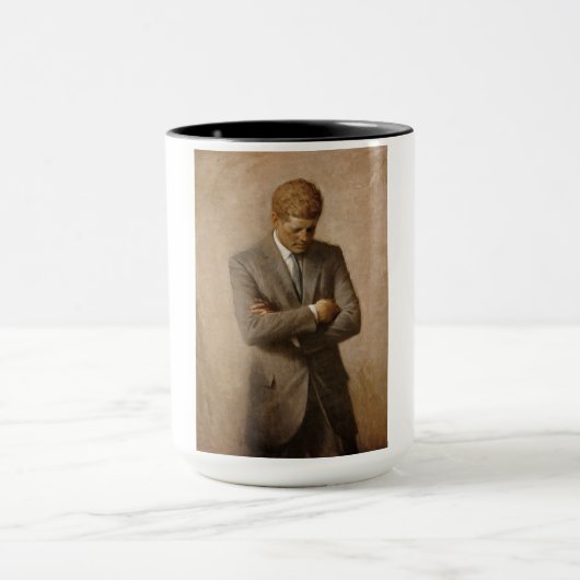 John F Kennedy Offiziell Portrait Tasse (Zentrum)