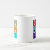 John F Kennedy Pop Art Kaffeetasse (Mittel)