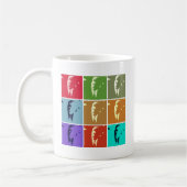 John F Kennedy Pop Art Kaffeetasse (Links)