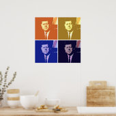 John F Kennedy Pop Art Poster (Küche)