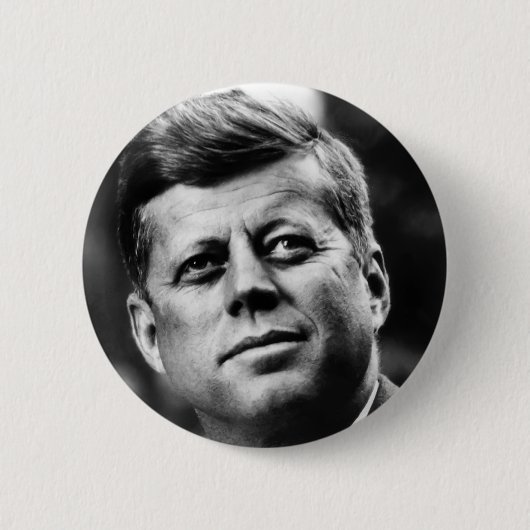 John F Kennedy Portrait Button (Vorderseite)
