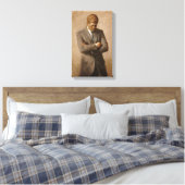 John F. Kennedy Portrait Leinwanddruck (Insitu (Schlafzimmer))