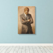 John F. Kennedy Portrait Leinwanddruck (Insitu (Holzboden))