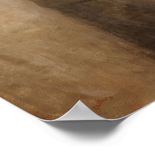 John F. Kennedy Portrait Poster (Ecke)