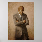 John F. Kennedy Portrait Poster (Vorne)