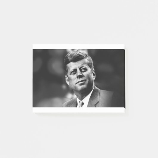 John F Kennedy Post-it Klebezettel (Vorderseite)
