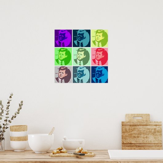 John F. Kennedy Poster (Küche)