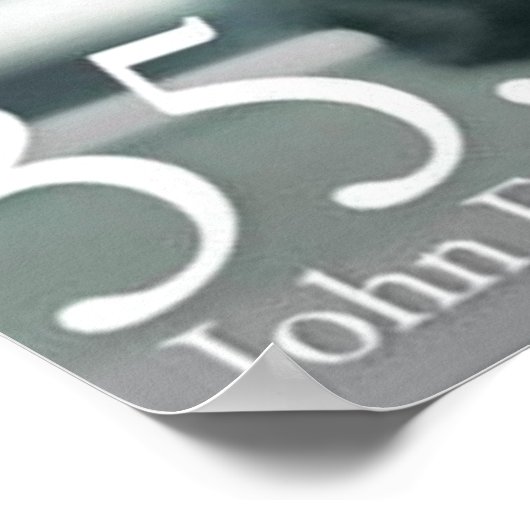 John F. Kennedy Poster (Ecke)