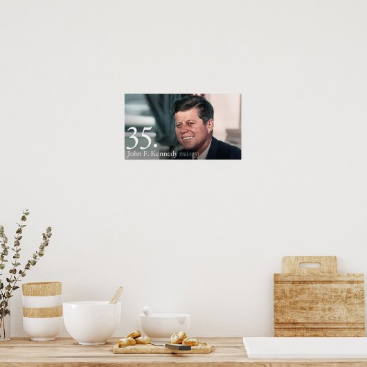 John F. Kennedy Poster (Küche)