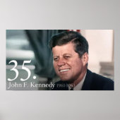 John F. Kennedy Poster (Vorne)