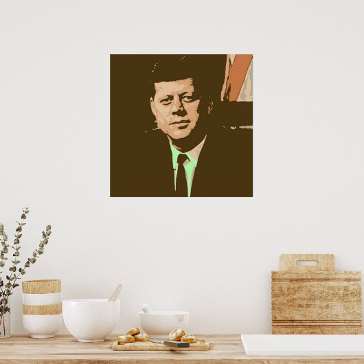 John F Kennedy Poster (Küche)