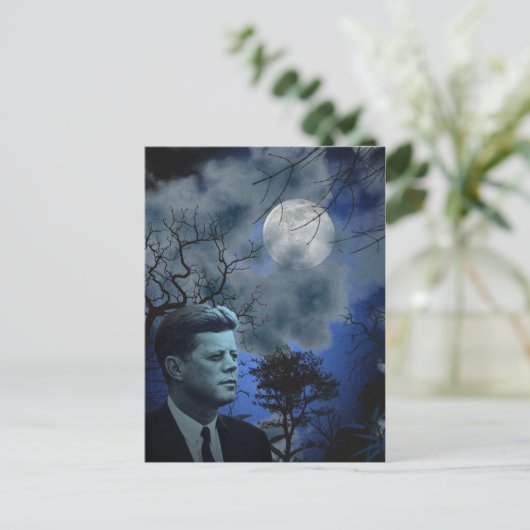 John F. Kennedy Postkarte (Stehend Vorderseite)