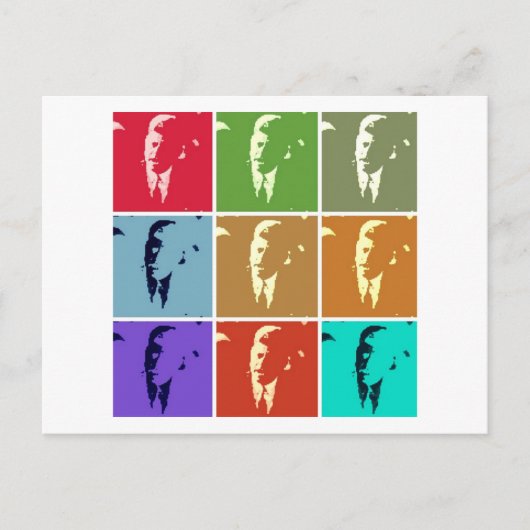 John F. Kennedy Postkarte (Vorderseite)