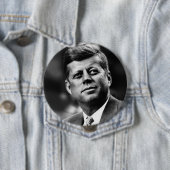 John F Kennedy Präsident Button (Beispiel)