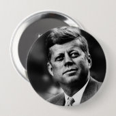 John F Kennedy Präsident Button (Vorne & Hinten)