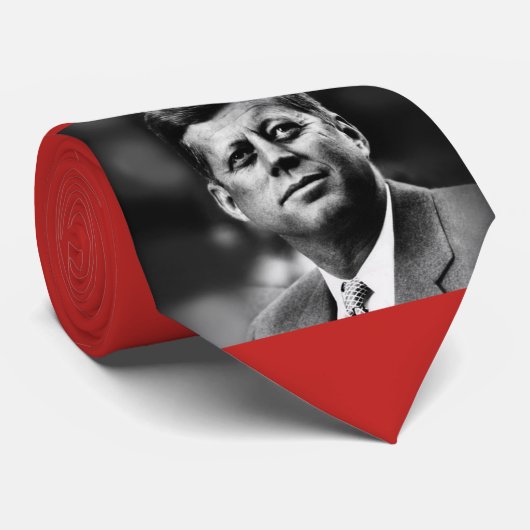 John F Kennedy Präsident Krawatte (Gerollt)