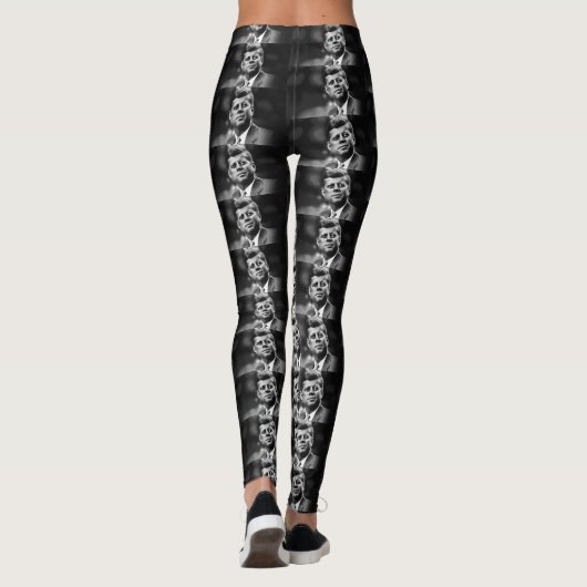 John F. Kennedy Präsident Leggings (Rückseite)