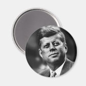 John F Kennedy Präsident Magnet (Vorderseite/Rückseite)