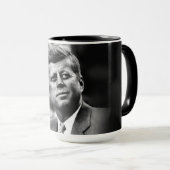 John F Kennedy Präsident Tasse (VorderseiteRechts)