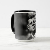 John F Kennedy Präsident Tasse (Vorderseite Links)